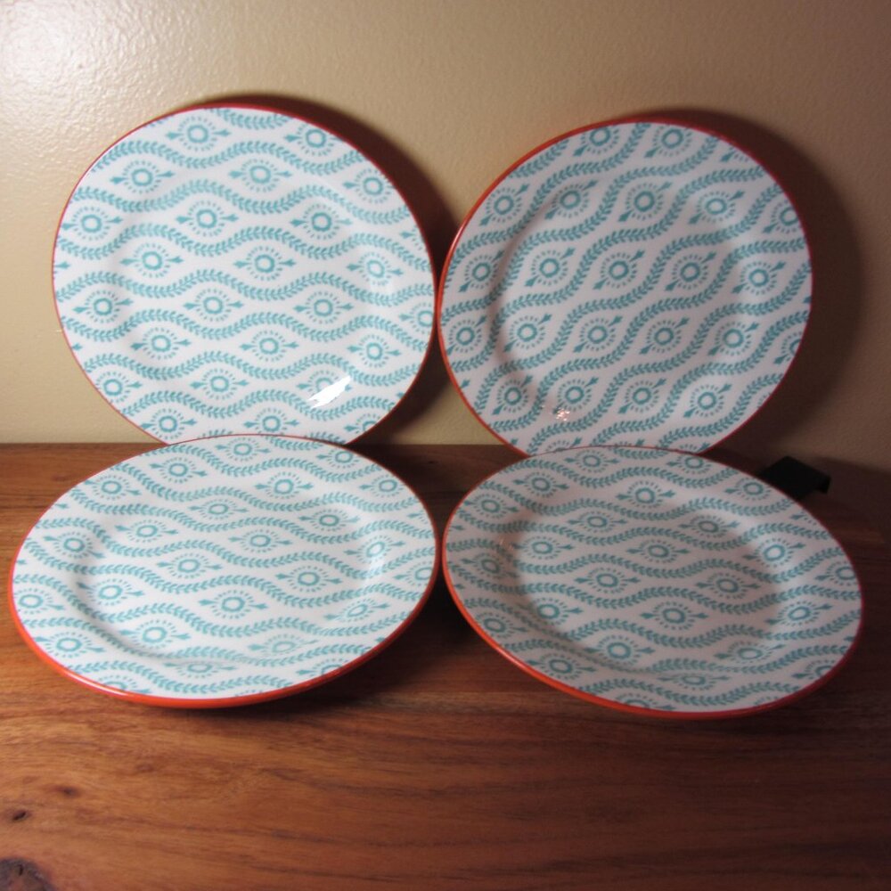 Baum appetizer salad dessert plate Tangiers - set of 4 (W4409)